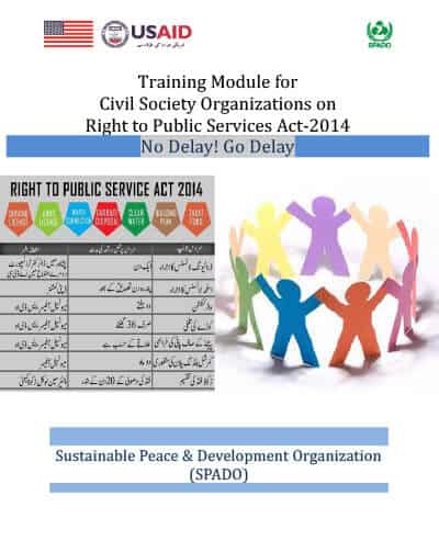 Training Module For Civil Society Organizations On Right To Public Services Act-2014